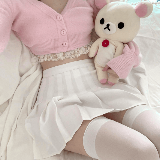 Coquette Aesthetic Fairy Core Pink Corset Mini Dress Set Soft Girl –  Aesthetics Boutique