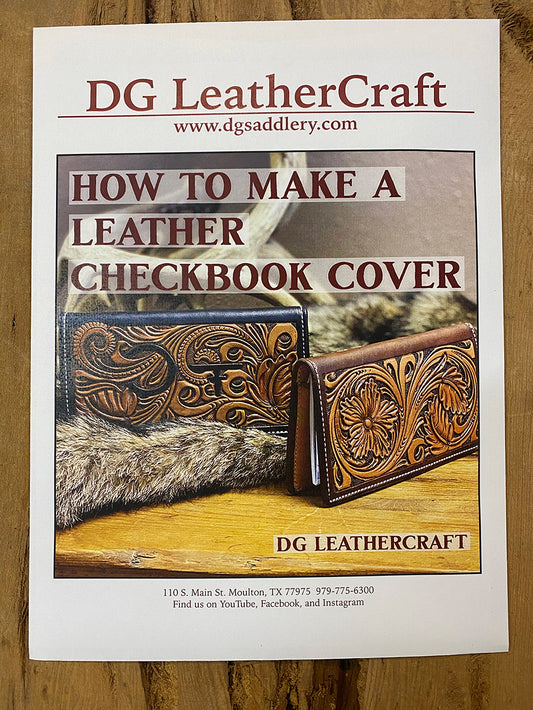 Custom Tooled Leather Checkbook Cover — 33 Ranch & Saddlery, LLC