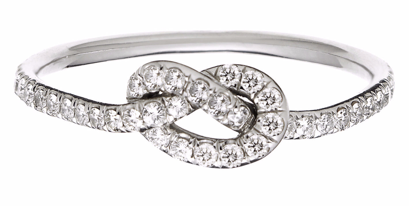 Diamond Love Knot Ring