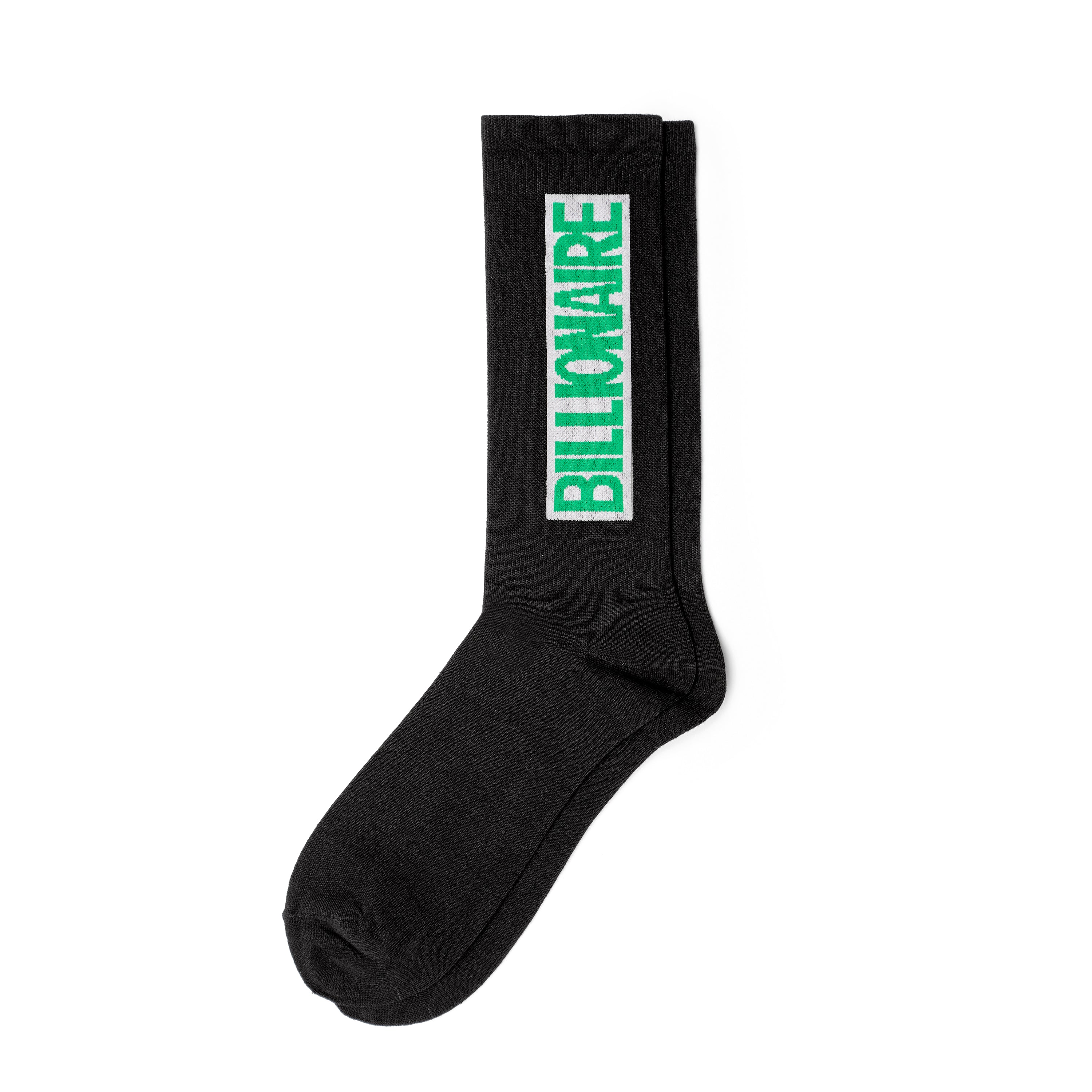 Box Logo Crew Sock, Black