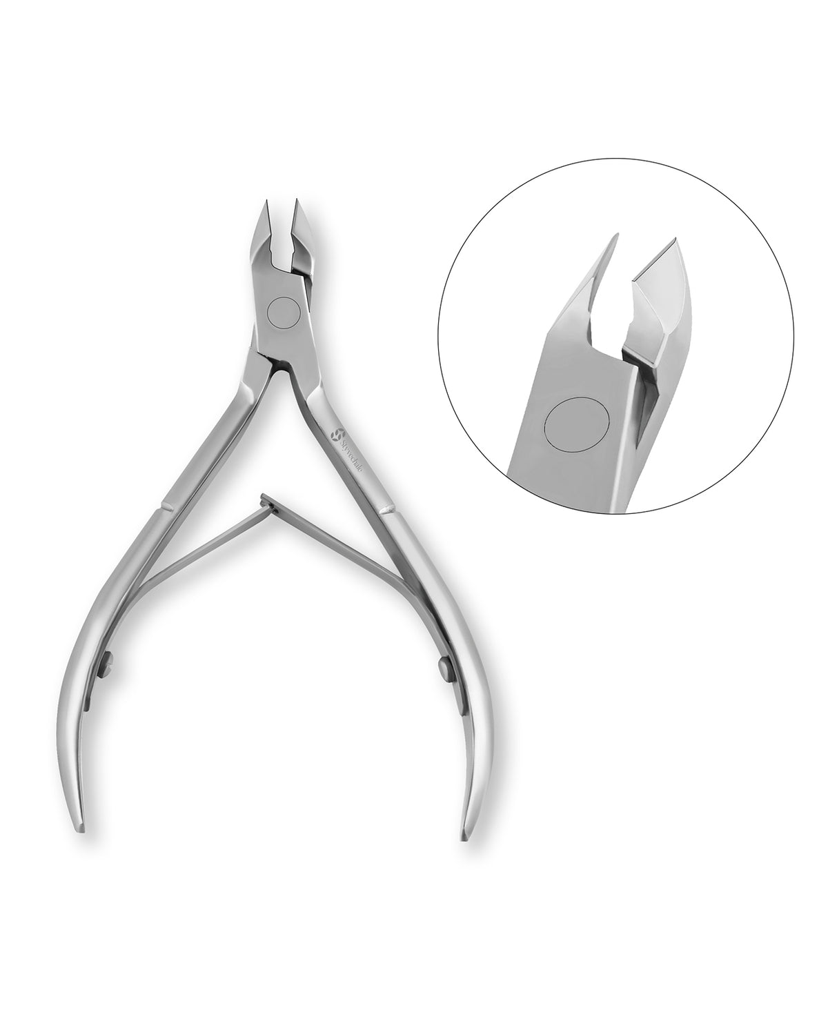 Cuticle pusher nail nipper manicure kit 2pc