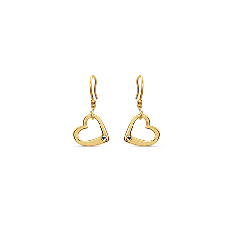 heart earrings