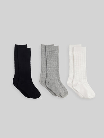 Dear Denier Celine Contrast Rib Knit Socks, £19.00