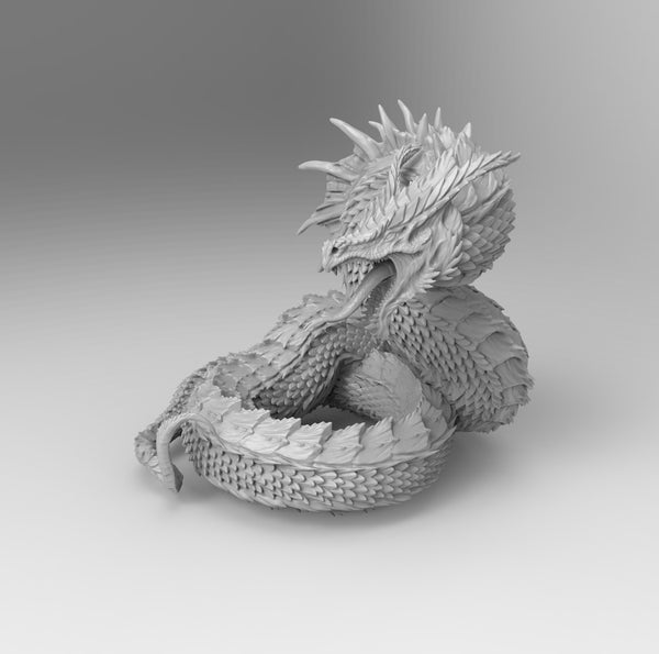 Fantasy Monster Dragon - 3D Model by 3dseller