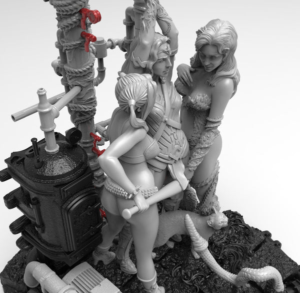 Alice Falling NFSW - STL 3D print files