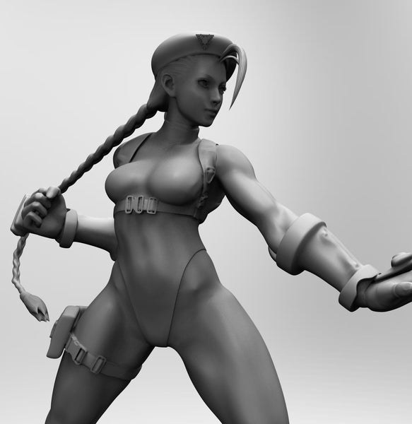 3D file Cammy from Street Fighter V 👧・3D printer design to download・Cults