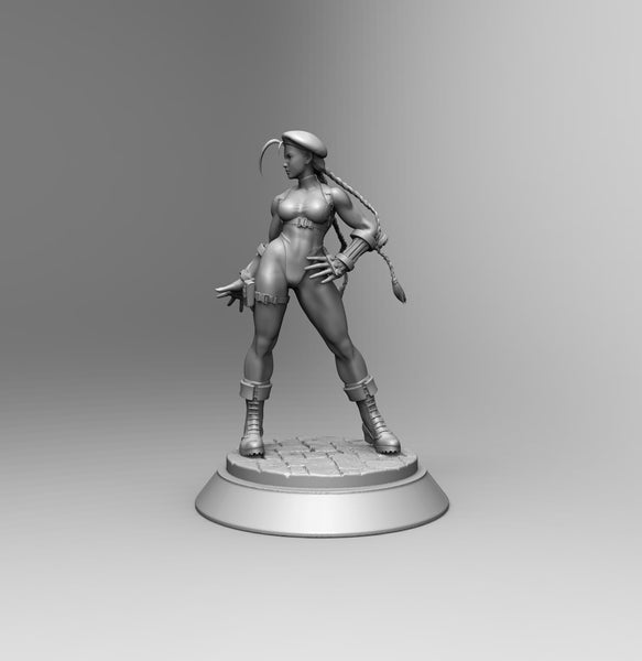 3D file Cammy from Street Fighter V 👧・3D printer design to download・Cults