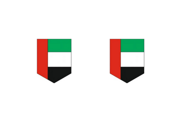 Emblem (badges) for fenders with UAE logo