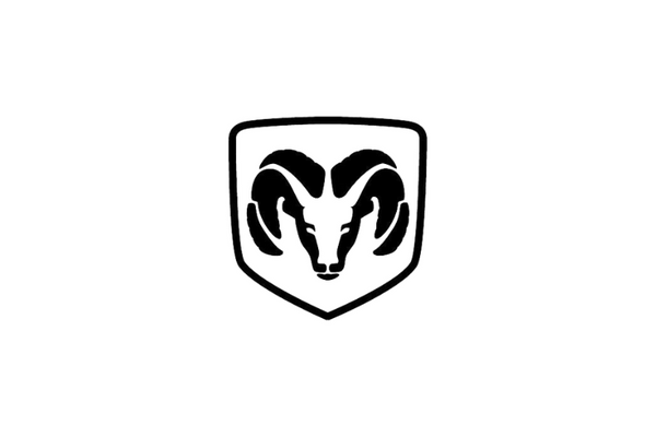 DODGE RAM Radiator grille emblem with DODGE RAM logo