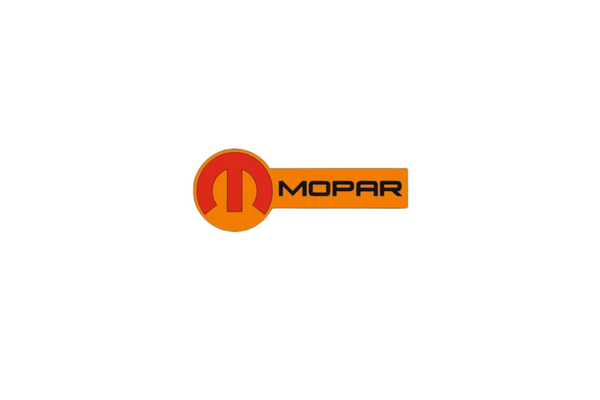 Chrysler tailgate trunk rear emblem with MOPAR logo (Type 13)