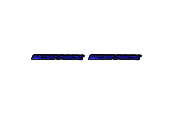 DODGE emblem for fenders with Scat Pack logo