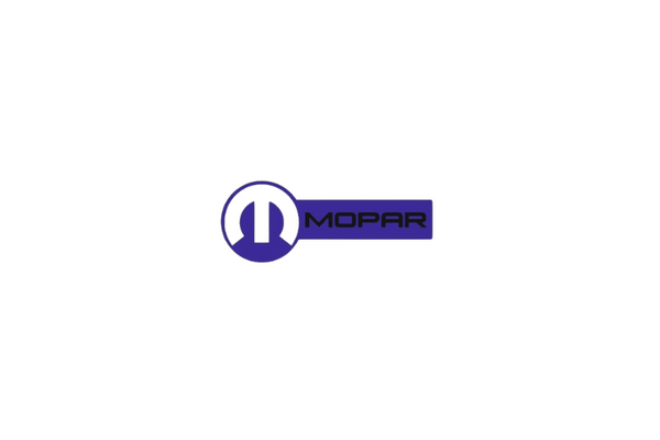 Chrysler tailgate trunk rear emblem with MOPAR logo (Type 12)