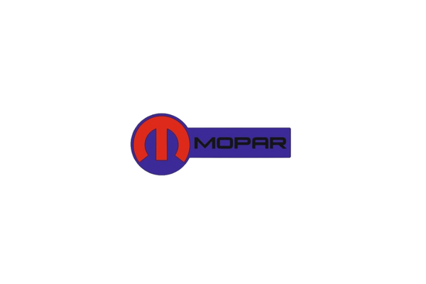 DODGE Radiator grille emblem with Mopar logo (type 12)