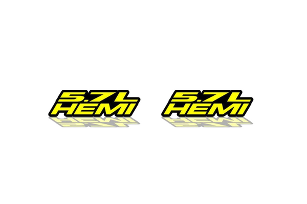 Chrysler emblem for fenders with 5.7L Hemi logo
