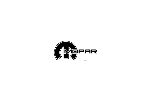 DODGE Radiator grille emblem with Mopar logo (type 9)