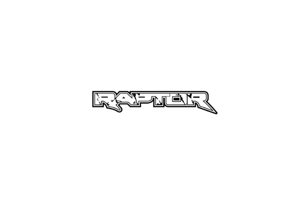 Ford Ranger Radiator grille emblem with Raptor logo (Type 3)