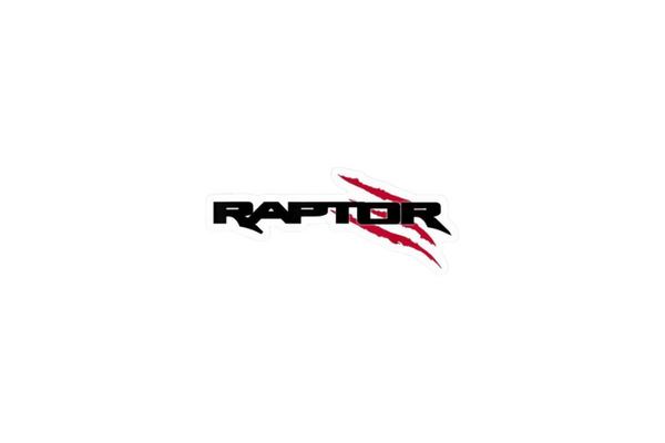 Ford Ranger tailgate trunk rear emblem with Raptor logo (Type 4)