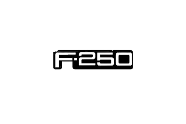 Ford F250 Radiator grille emblem with F250 logo