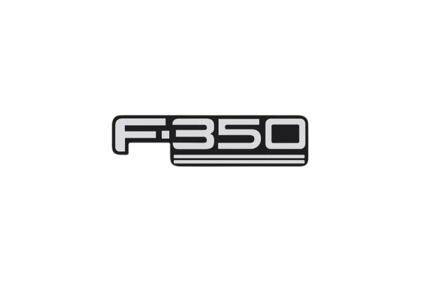 Ford F350 tailgate trunk rear emblem with F350 logo