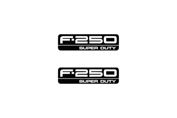 Ford F250 emblem for fenders with F250 Super Duty logo (Type 2)