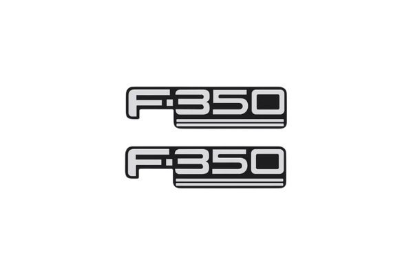 Ford F350 emblem for fenders with F350 logo