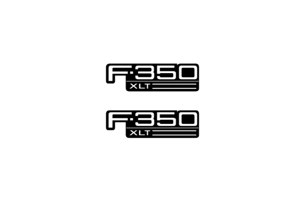 Ford F350 emblem for fenders with F350 XTL logo
