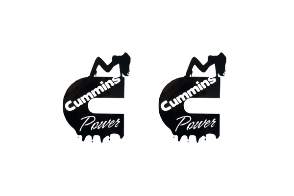 DODGE emblem for fenders with Cummins Girl Power logo