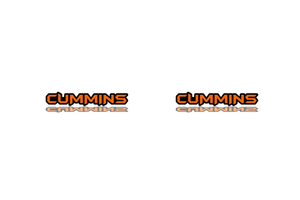 DODGE emblem for fenders with CUMMINS logo