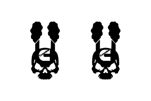 DODGE emblem for fenders with Cummins Skull logo