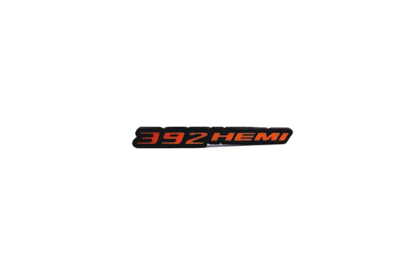 Dodge Challenger trunk rear emblem between tail lights with 392HEMI logo