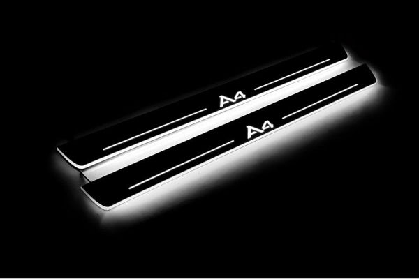 Audi A4 B8 Auto Door Sills With Logo A4 - decoinfabric