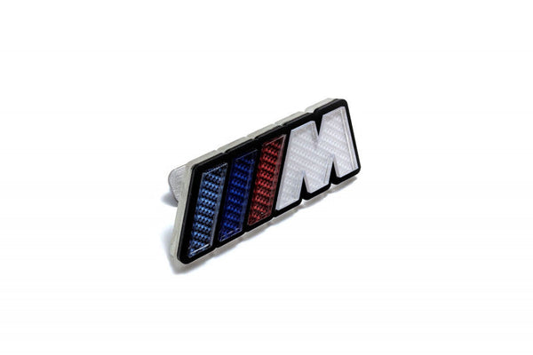 BMW Radiator grille emblem with ///M logo (type Carbon) - decoinfabric