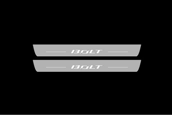 Chevrolet BOLT LED Car Door Sill With BOLT Logo - decoinfabric