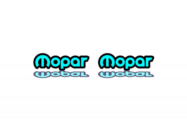Chrysler emblem for fenders with Mopar logo (Type 2) - decoinfabric