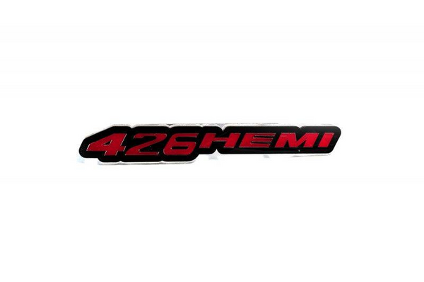 Dodge tailgate trunk rear emblem with 426HEMI logo