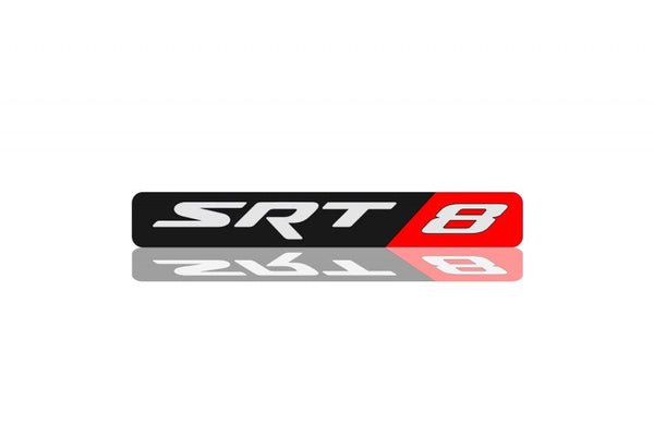 Chrysler Radiator grille emblem with SRT8 logo - decoinfabric