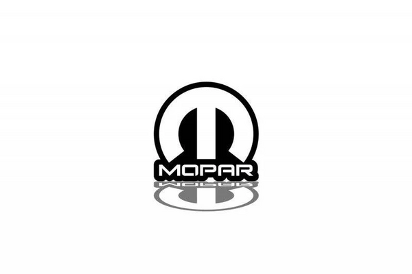 JEEP Radiator grille emblem with Mopar logo (type 6)