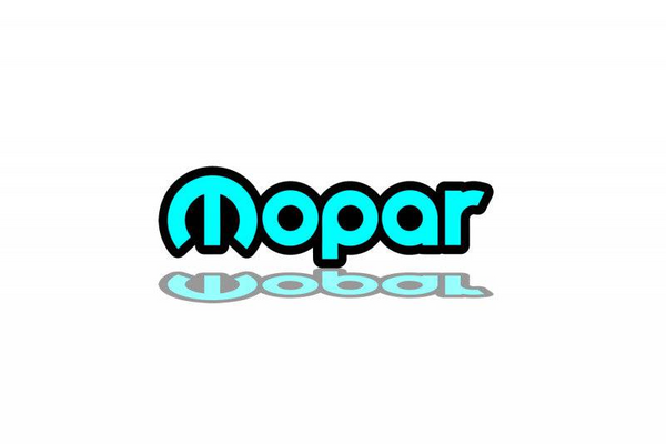 JEEP Radiator grille emblem with Mopar logo (type 7)