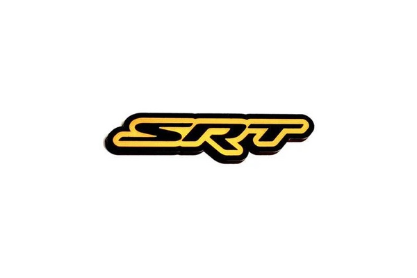 JEEP Radiator grille emblem with SRT logo (type 2)