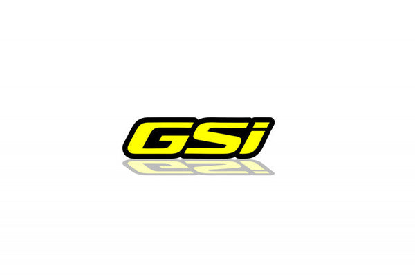 Opel tailgate trunk rear emblem with GSi logo - decoinfabric