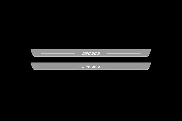 Chrysler 200 II LED Door Sills PRO With Logo 200 - decoinfabric