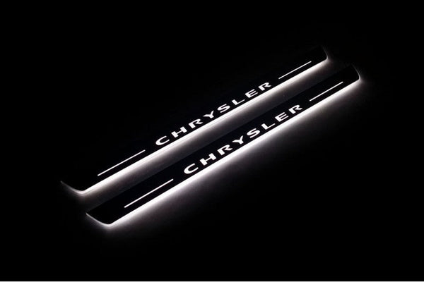 Chrysler 200 II LED Door Sill With Logo Chrysler - decoinfabric