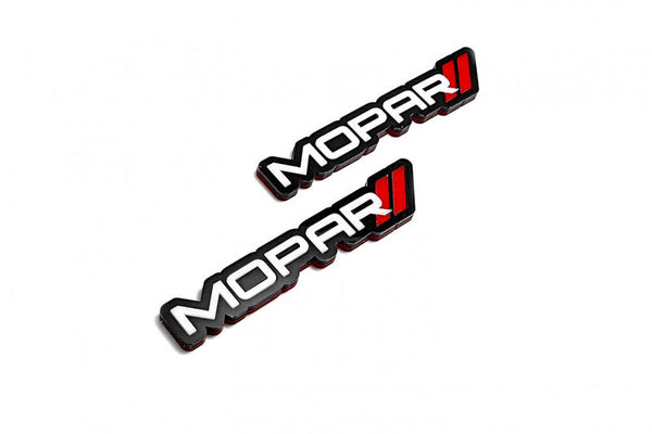 DODGE emblem for fenders with Mopar + Dodge logo - decoinfabric