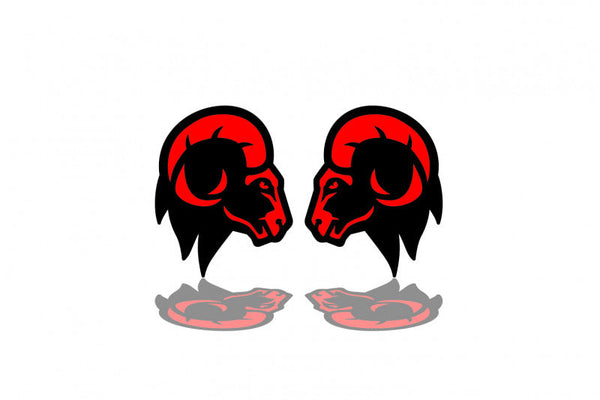 DODGE emblem for fenders with Ram Head logo - decoinfabric
