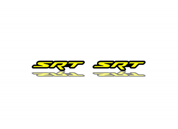 DODGE emblem for fenders with SRT logo - decoinfabric