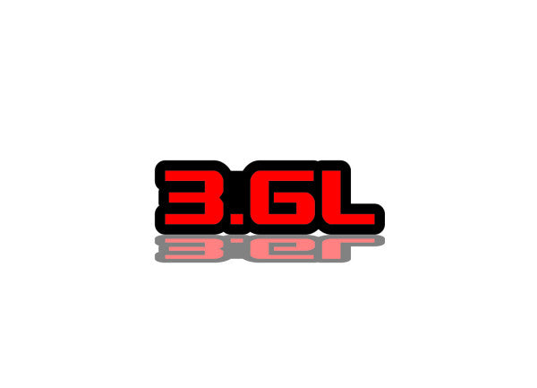 DODGE Radiator grille emblem with 3.6L logo - decoinfabric
