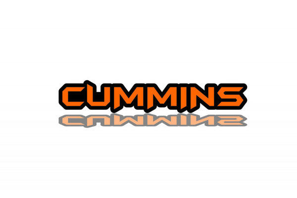 DODGE Radiator grille emblem with CUMMINS logo - decoinfabric