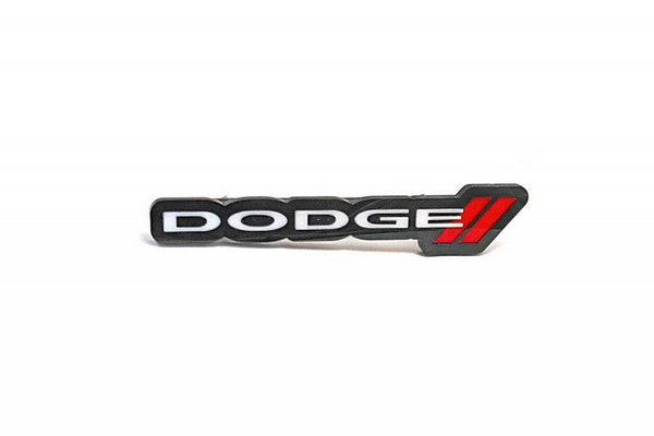 Dodge tailgate trunk rear emblem with Dodge logo