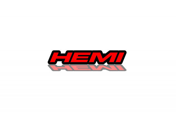 DODGE Radiator grille emblem with HEMI logo - decoinfabric