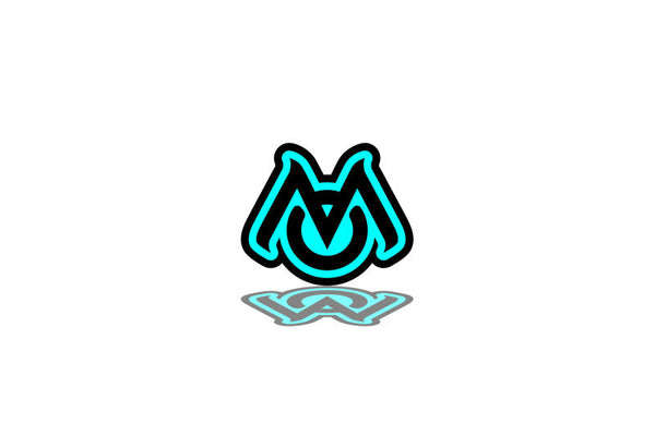 DODGE Radiator grille emblem with Mopar logo (type 6) - decoinfabric